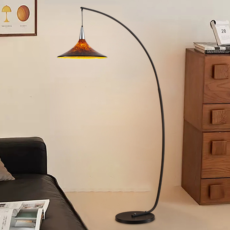 Contemporary Scandinavian Iron Acrylic Floor Lamp
