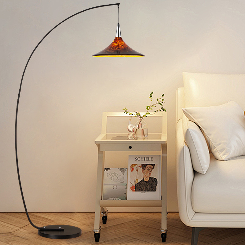 Contemporary Scandinavian Iron Acrylic Floor Lamp