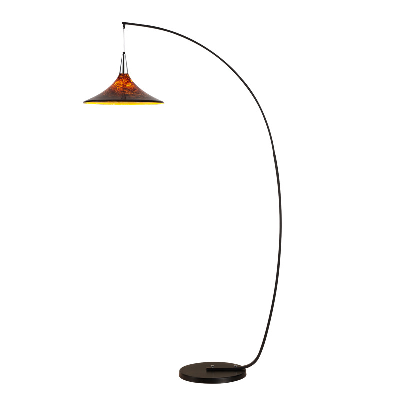 Contemporary Scandinavian Iron Acrylic Floor Lamp
