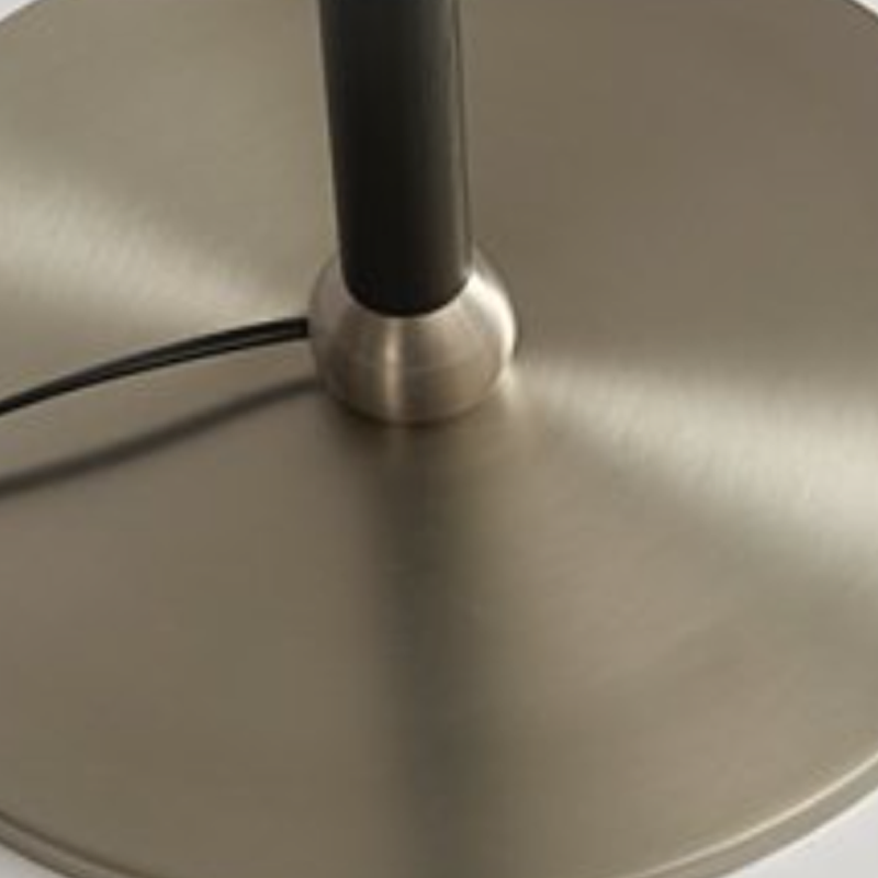 Ash Wood Stainless Steel 3-Light Floor Lamp