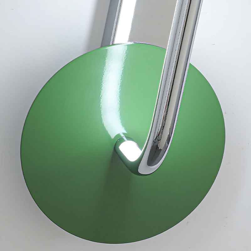 Iron Aluminum Acrylic Round Wall Lamp