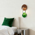 Iron Aluminum Acrylic Round Wall Lamp