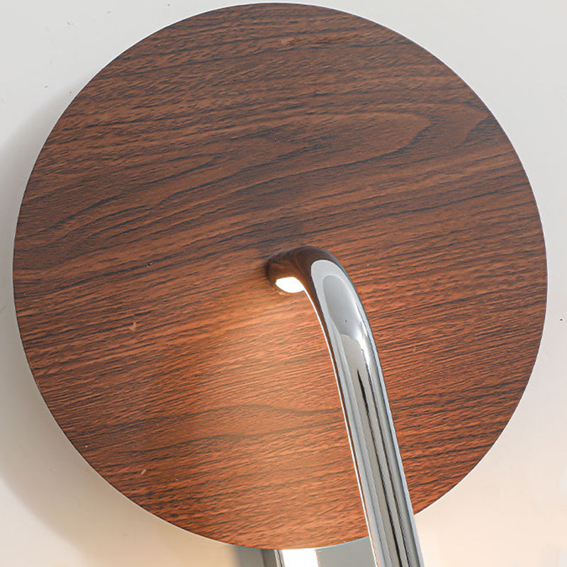 Iron Aluminum Acrylic Round Wall Lamp