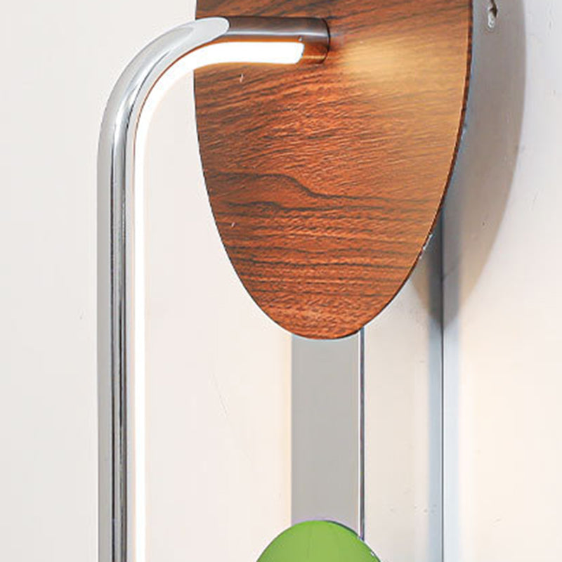 Iron Aluminum Acrylic Round Wall Lamp