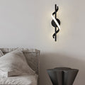 Silicone Metal Curved S-Shape Wall Lamp