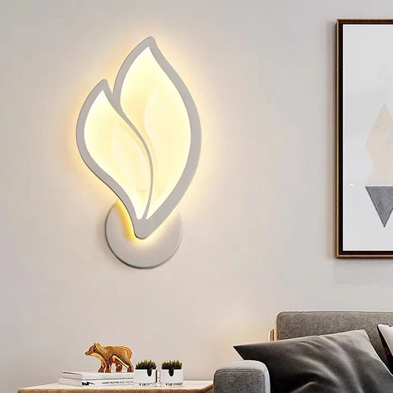 Acrylic Aluminum Iron Petal Wall Lamp