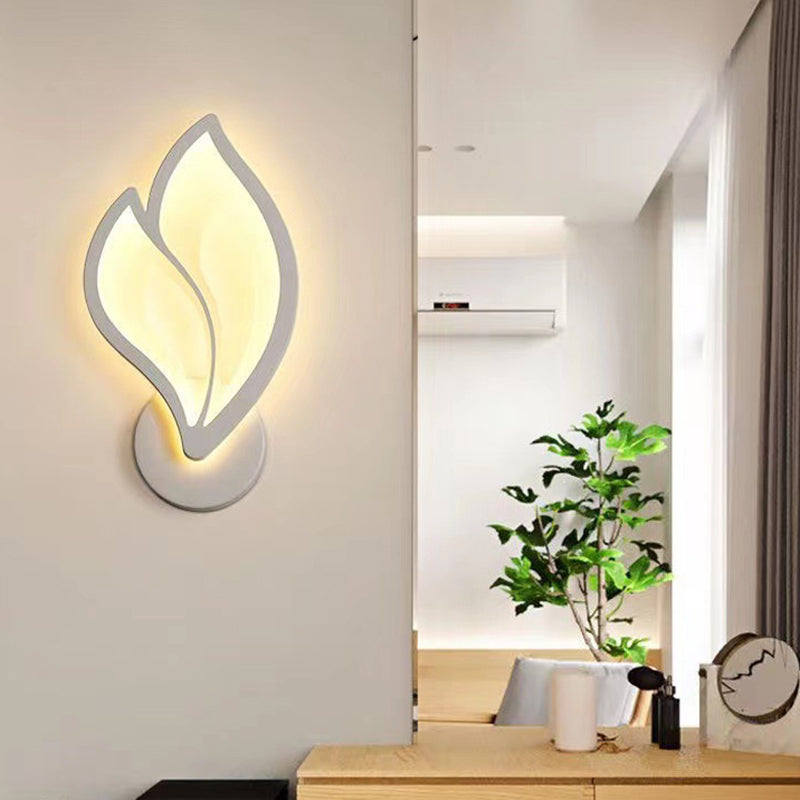 Acrylic Aluminum Iron Petal Wall Lamp