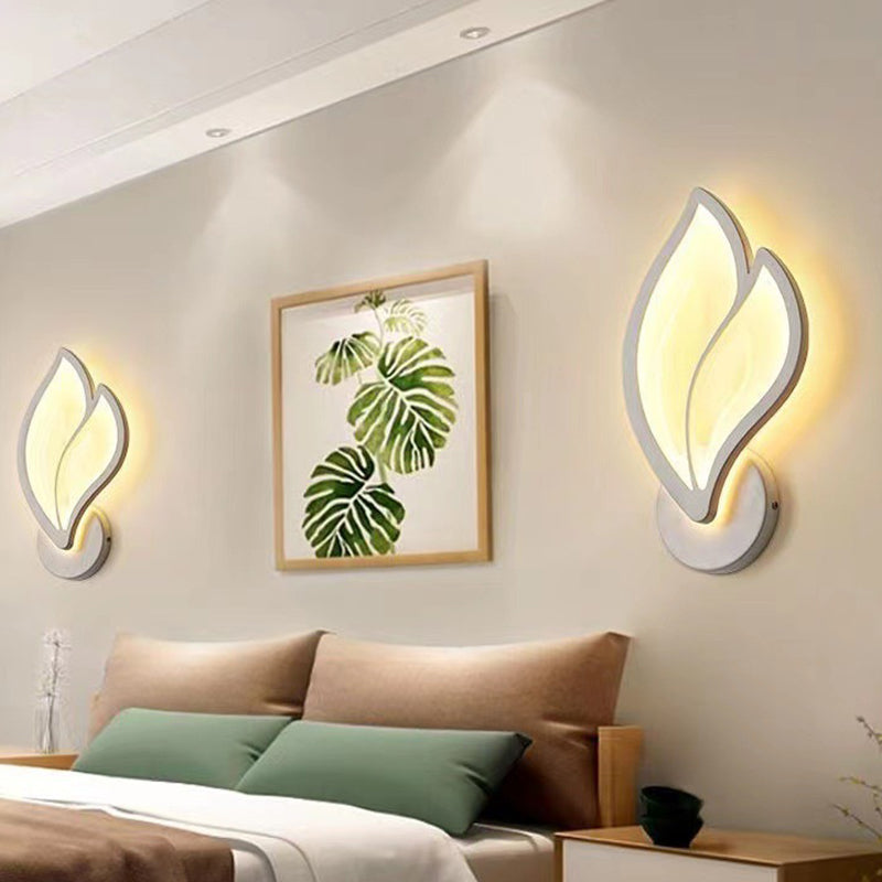 Acrylic Aluminum Iron Petal Wall Lamp