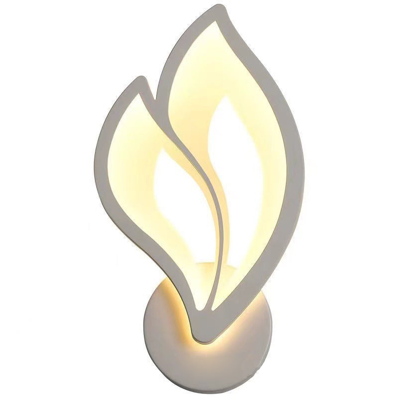 Acrylic Aluminum Iron Petal Wall Lamp