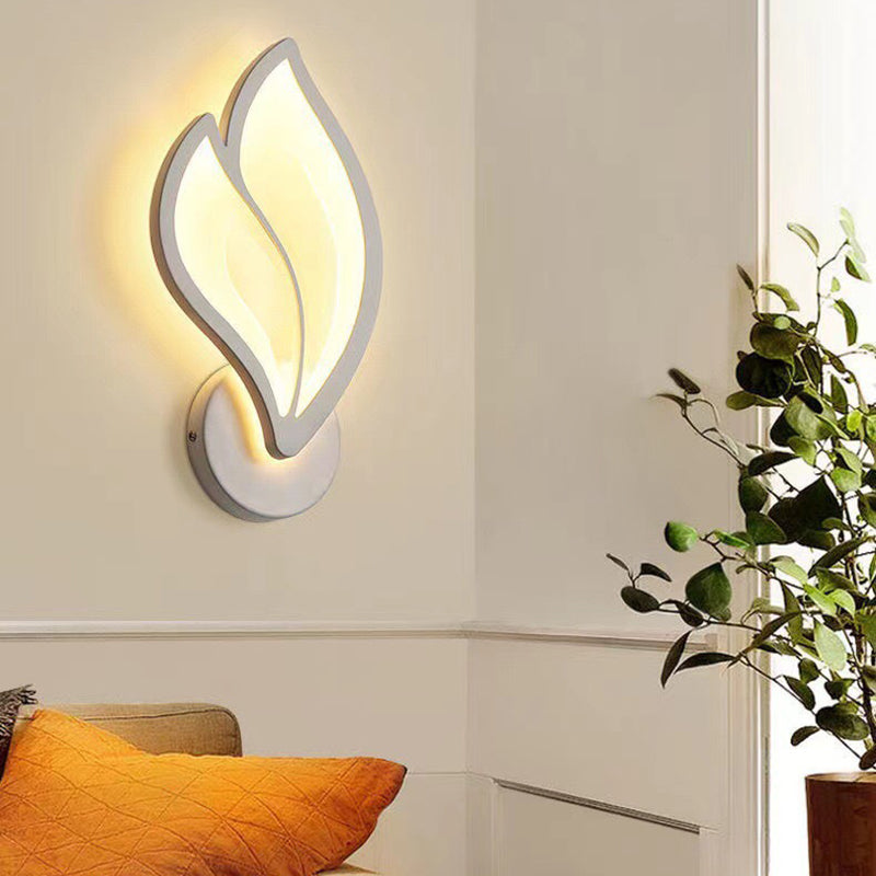 Acrylic Aluminum Iron Petal Wall Lamp