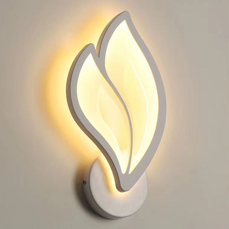 Acrylic Aluminum Iron Petal Wall Lamp