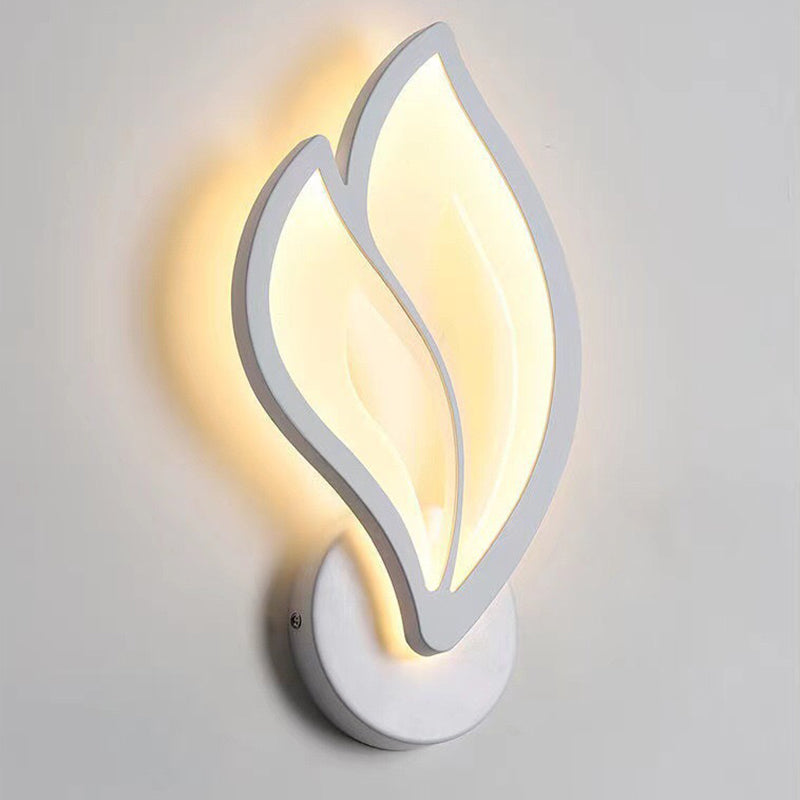 Acrylic Aluminum Iron Petal Wall Lamp