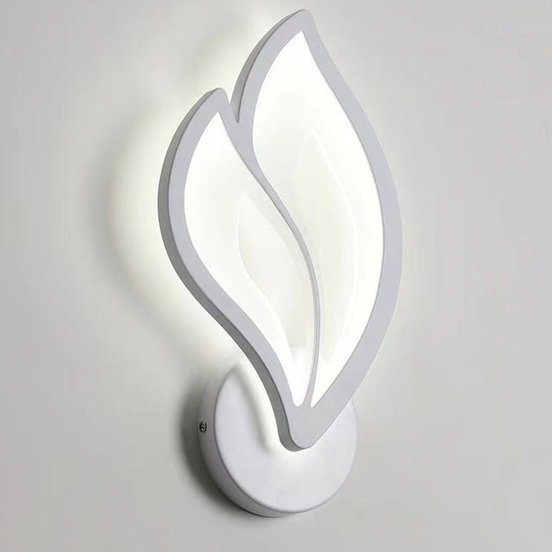 Acrylic Aluminum Iron Petal Wall Lamp