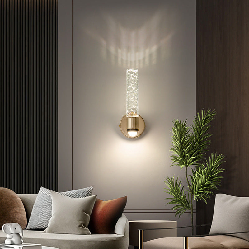 Acrylic Aluminum Crystal Bubble Wall Lamp