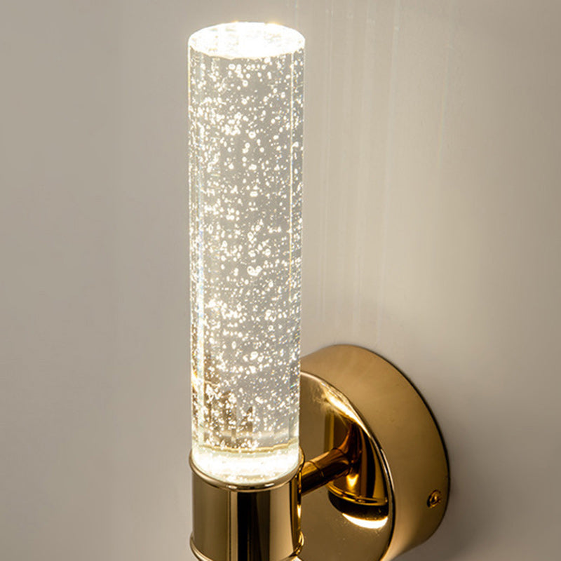 Acrylic Aluminum Crystal Bubble Wall Lamp