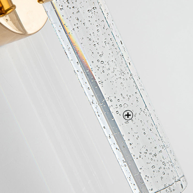 Acrylic Aluminum Crystal Bubble Wall Lamp