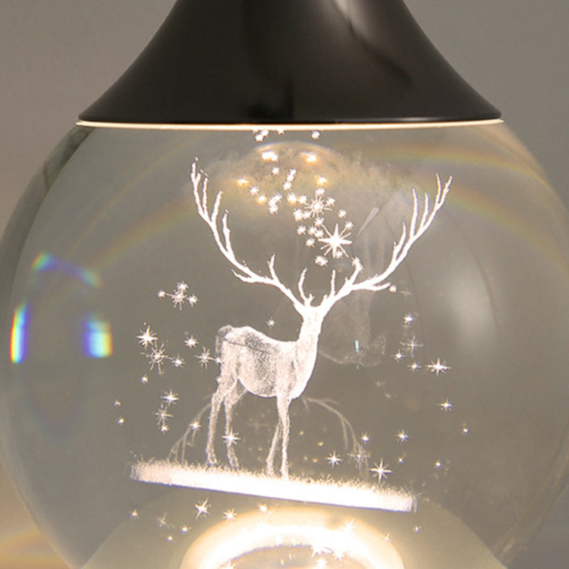 Crystal Ball Aluminum Iron Wall Lamp