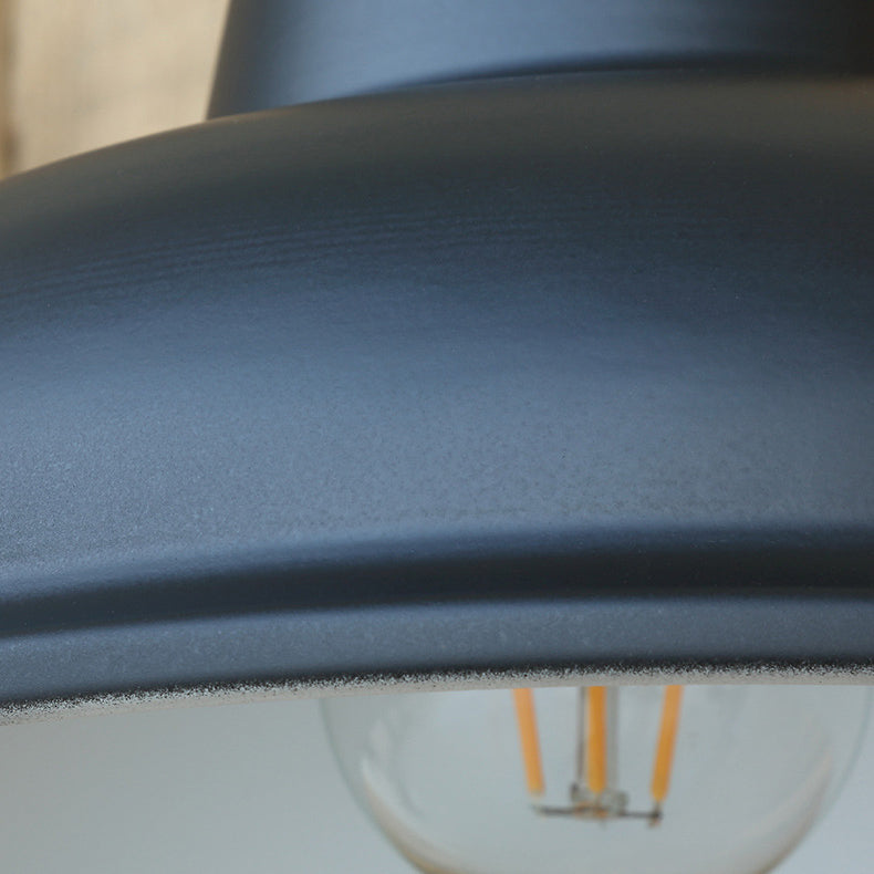 Iron Round Rectangular Outdoor Light
