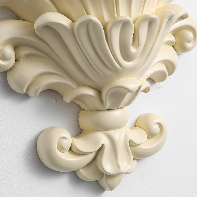 Resin Glass Metal Shell Wall Lamp