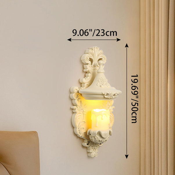 Resin Glass Metal Shell Wall Lamp