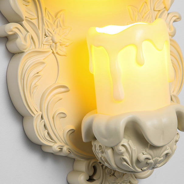Resin Glass Metal Shell Wall Lamp