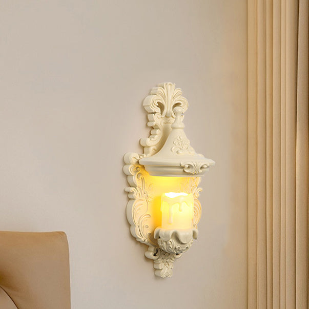 Resin Glass Metal Shell Wall Lamp