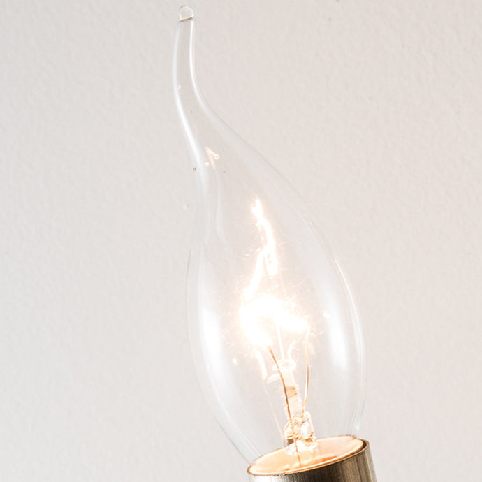 Farmhouse Crystal Iron Curved Wall Lamp