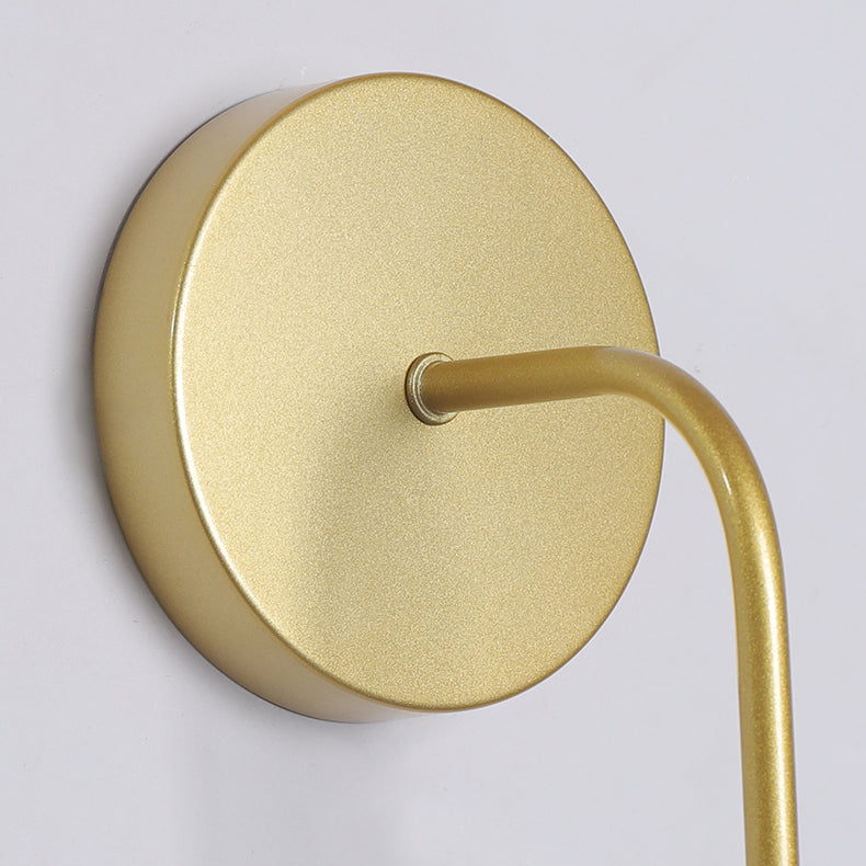 Glass Iron Round Square Wall Lamp