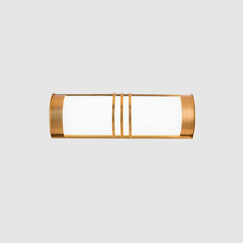 Acrylic Iron Half-Round Long Outdoor Light