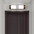 Acrylic Iron Half-Round Long Outdoor Light