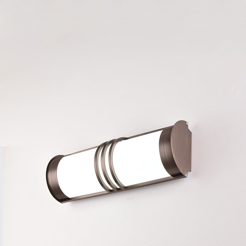 Acrylic Iron Half-Round Long Outdoor Light