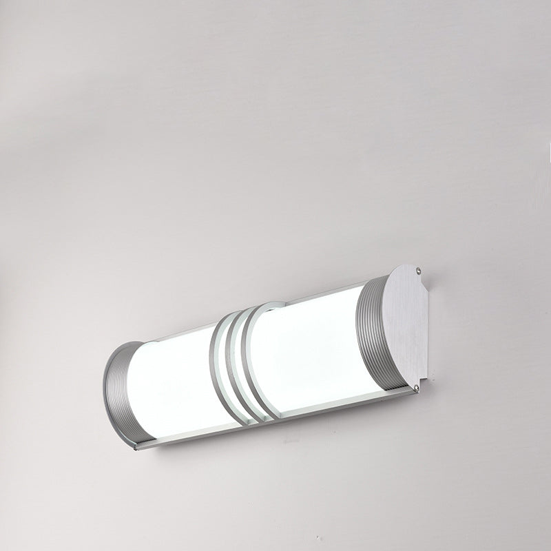 Acrylic Iron Half-Round Long Outdoor Light