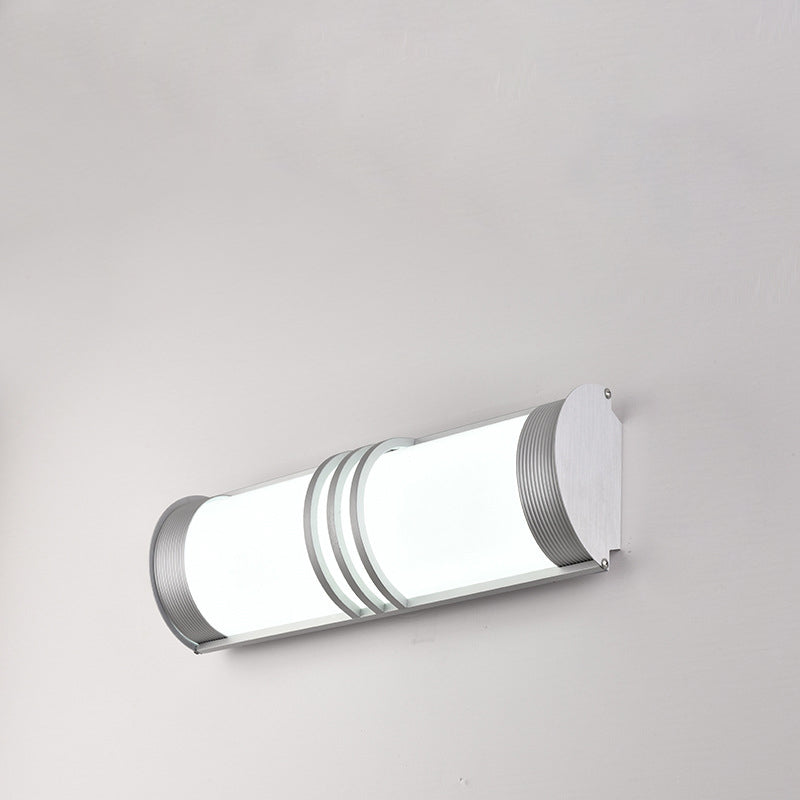 Acrylic Iron Half-Round Long Outdoor Light