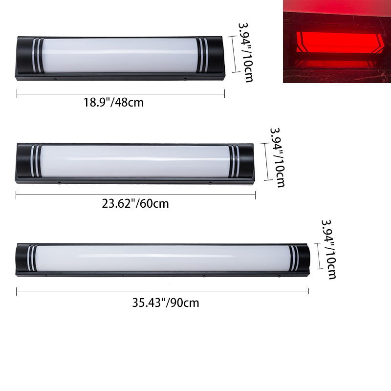 Acrylic Stainless Steel Rectangular Outdoor Light