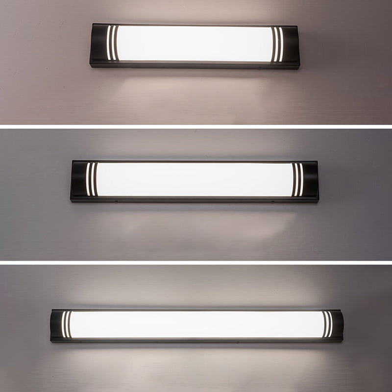 Acrylic Stainless Steel Rectangular Outdoor Light