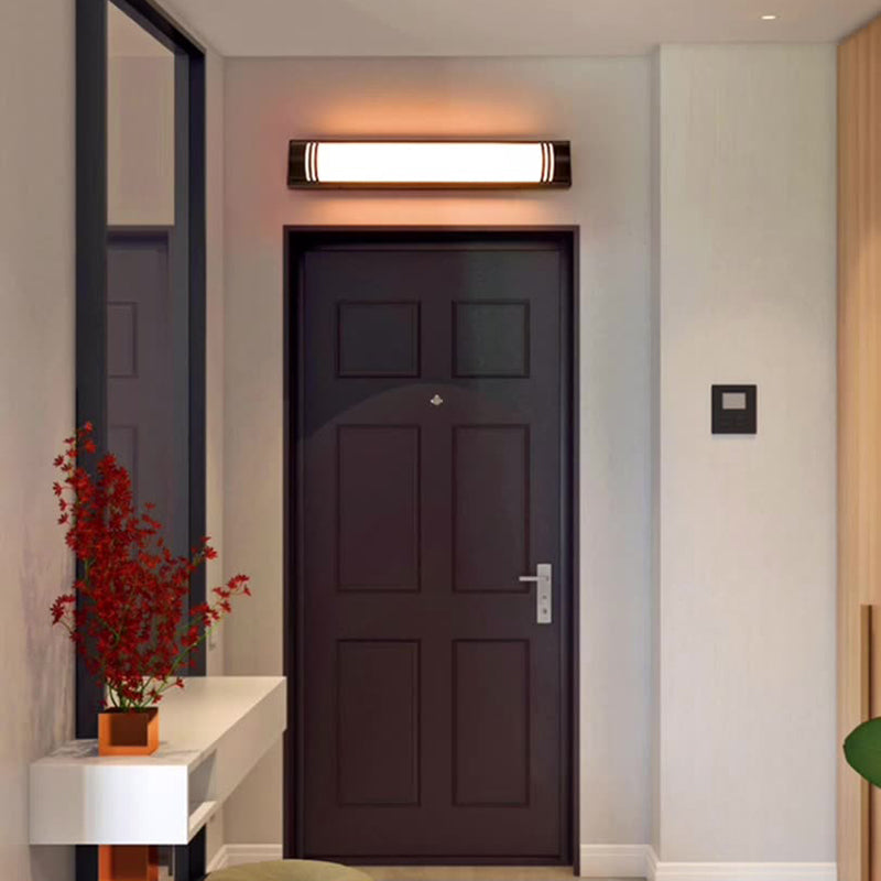 Acrylic Stainless Steel Rectangular Outdoor Light