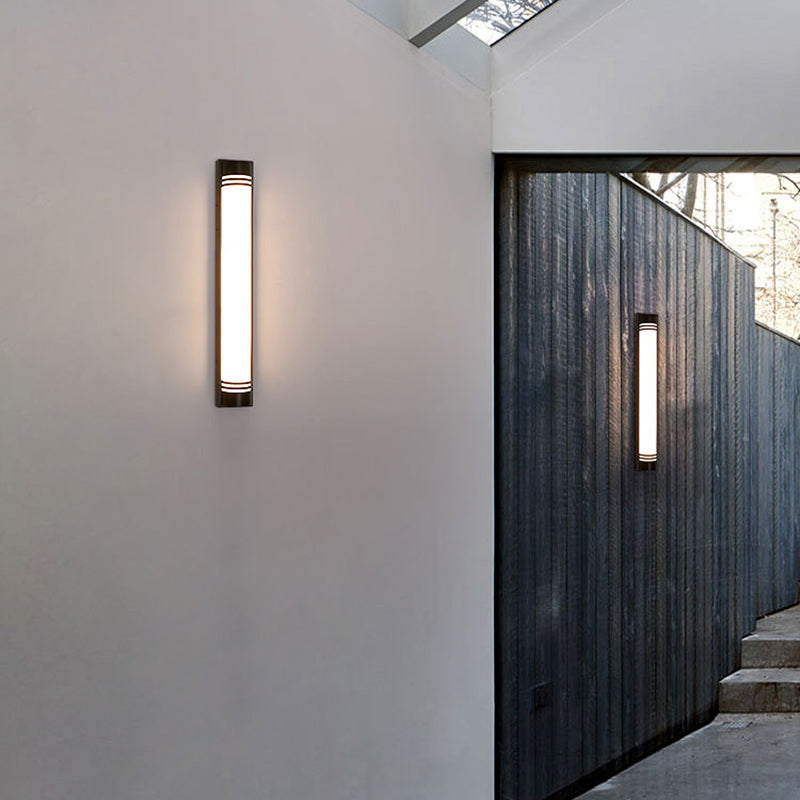Acrylic Stainless Steel Rectangular Outdoor Light