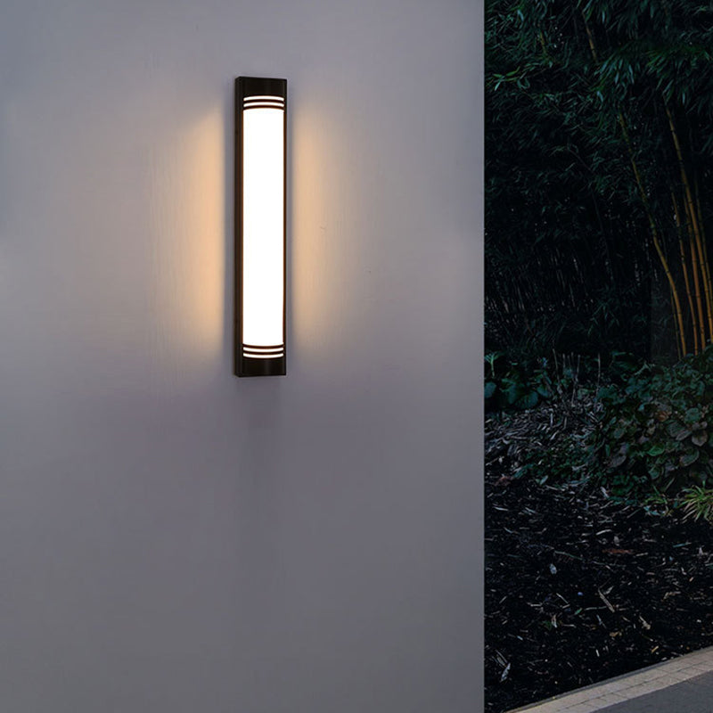 Acrylic Stainless Steel Rectangular Outdoor Light