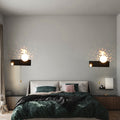 PC Iron Globe Rectangle Wall Lamp