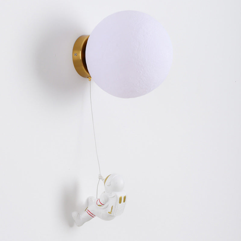 PLA Resin Iron Astronaut Wall Lamp