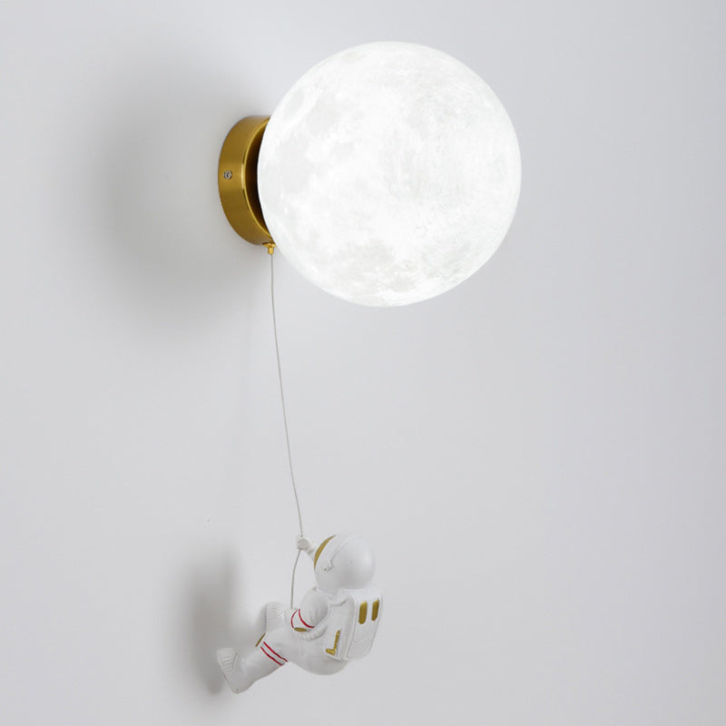 PLA Resin Iron Astronaut Wall Lamp