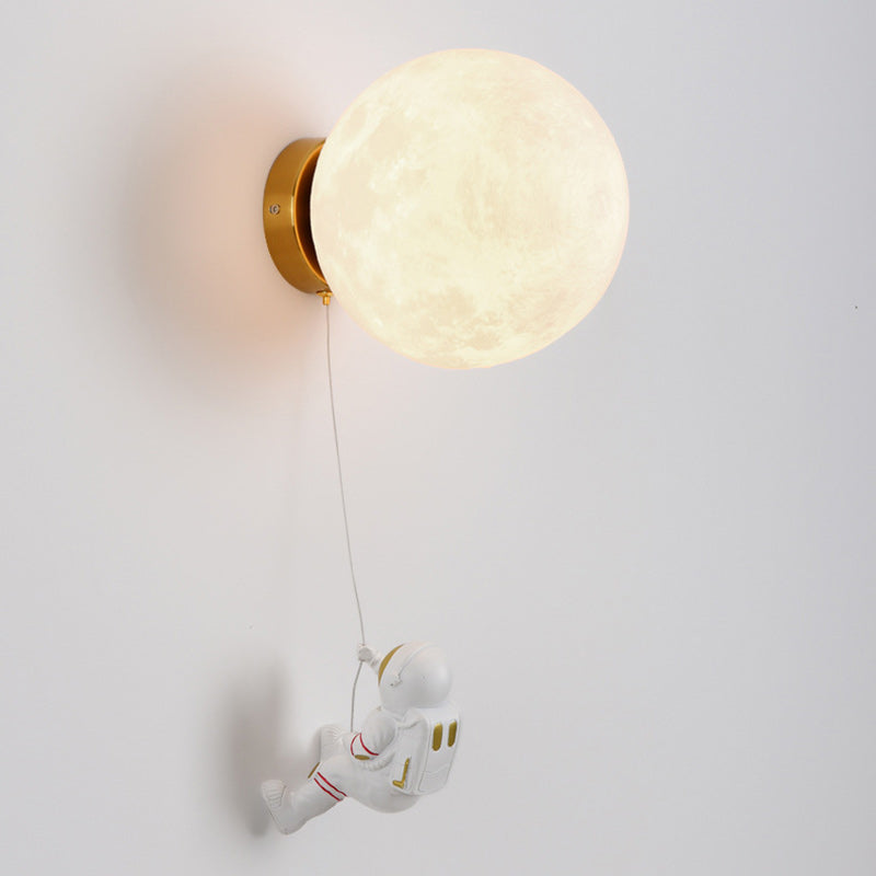 PLA Resin Iron Astronaut Wall Lamp