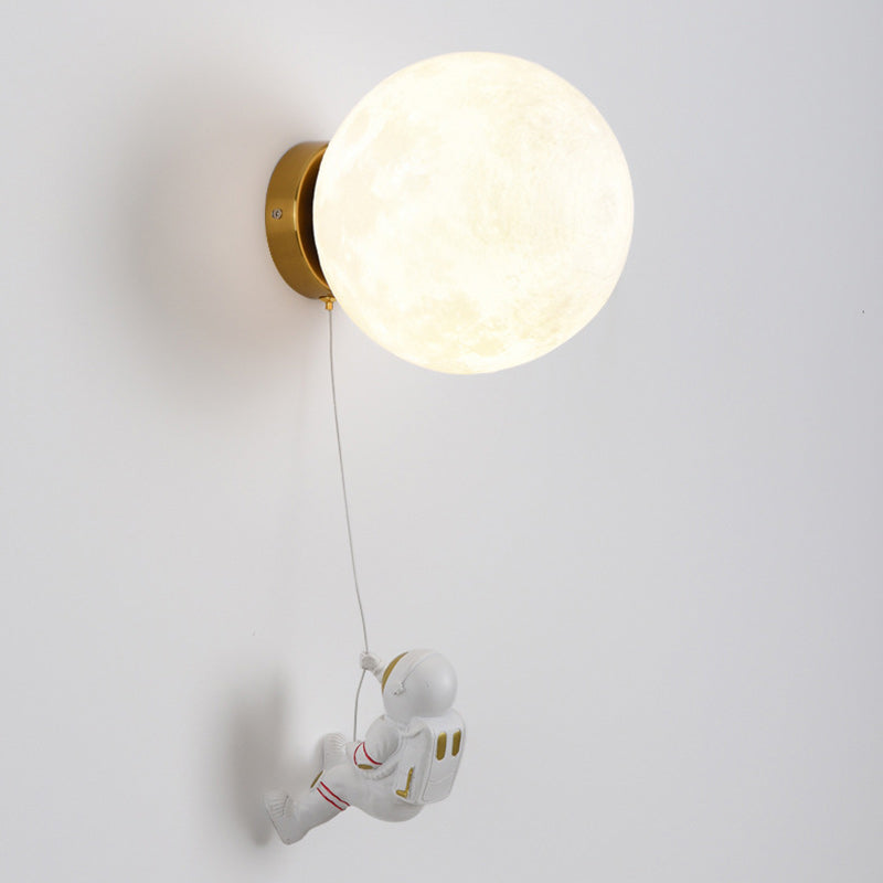 PLA Resin Iron Astronaut Wall Lamp