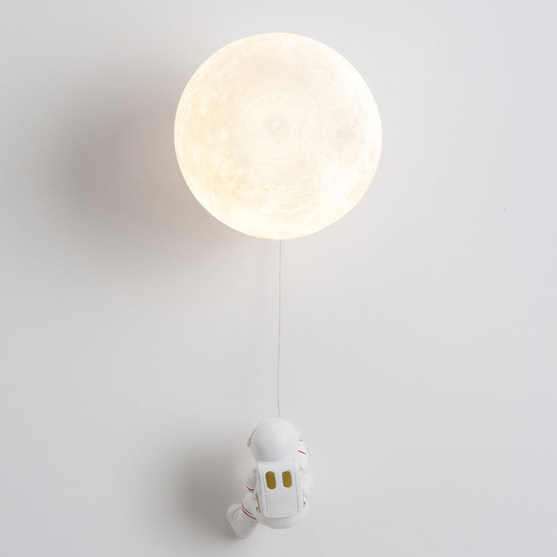 PLA Resin Iron Astronaut Wall Lamp