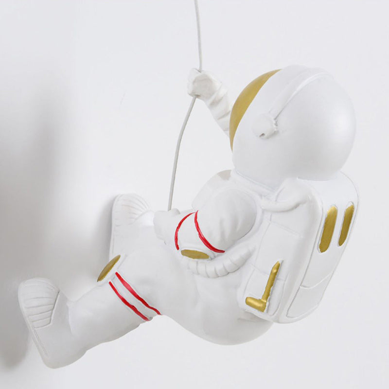 PLA Resin Iron Astronaut Wall Lamp