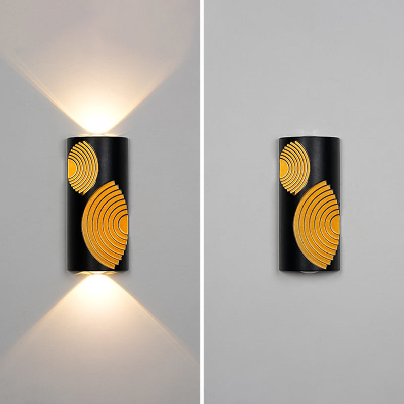 PC Aluminum Textured Rectangle Outdoor Light