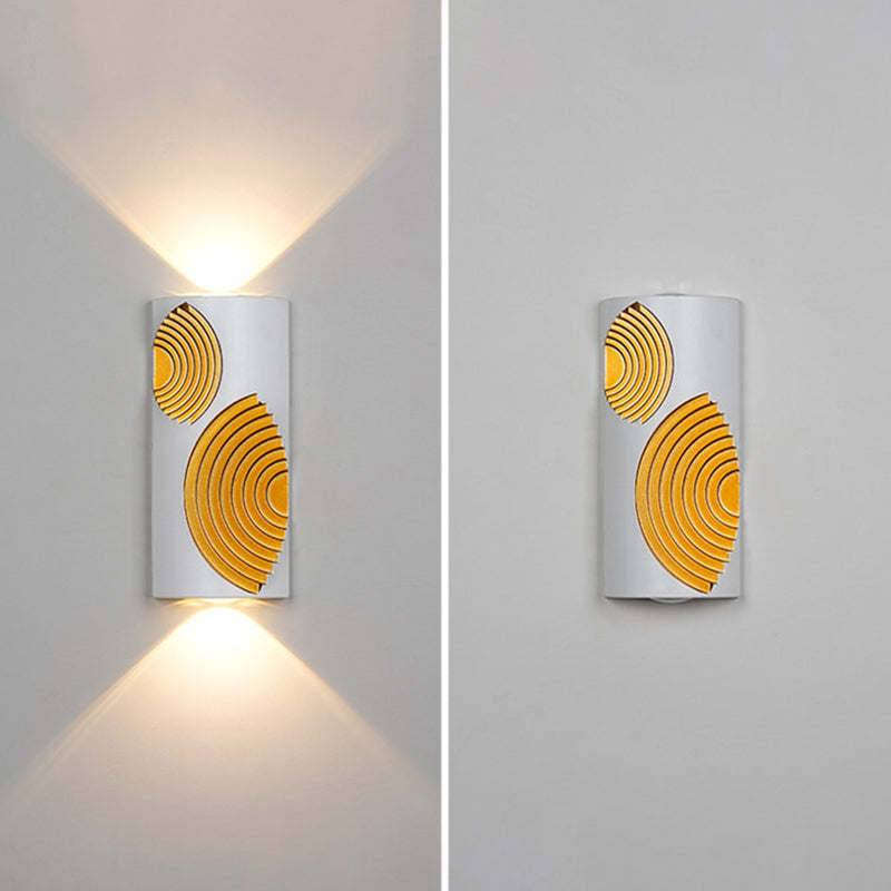 PC Aluminum Textured Rectangle Outdoor Light