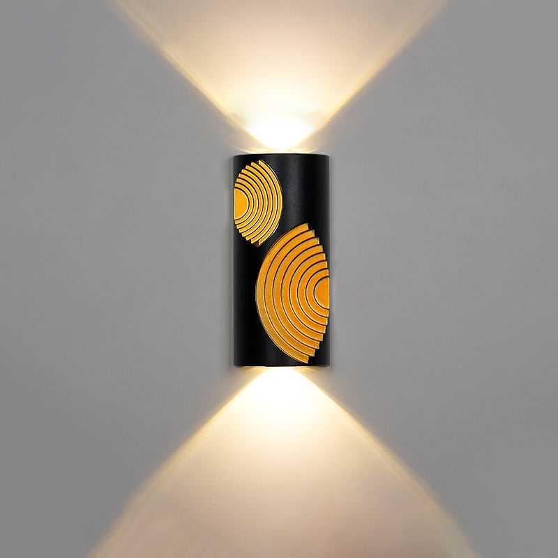 PC Aluminum Textured Rectangle Outdoor Light