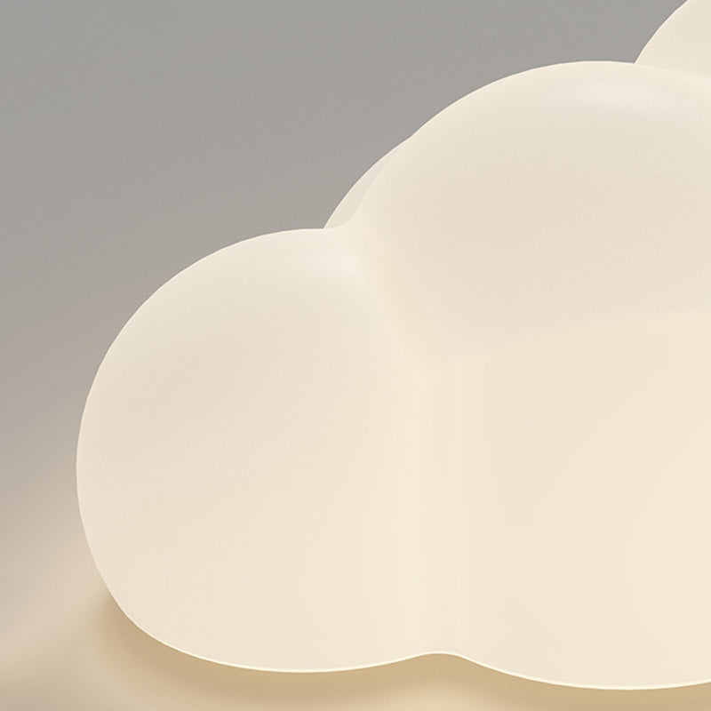 PE Iron Cloud-Shaped Bedroom Wall Lamp