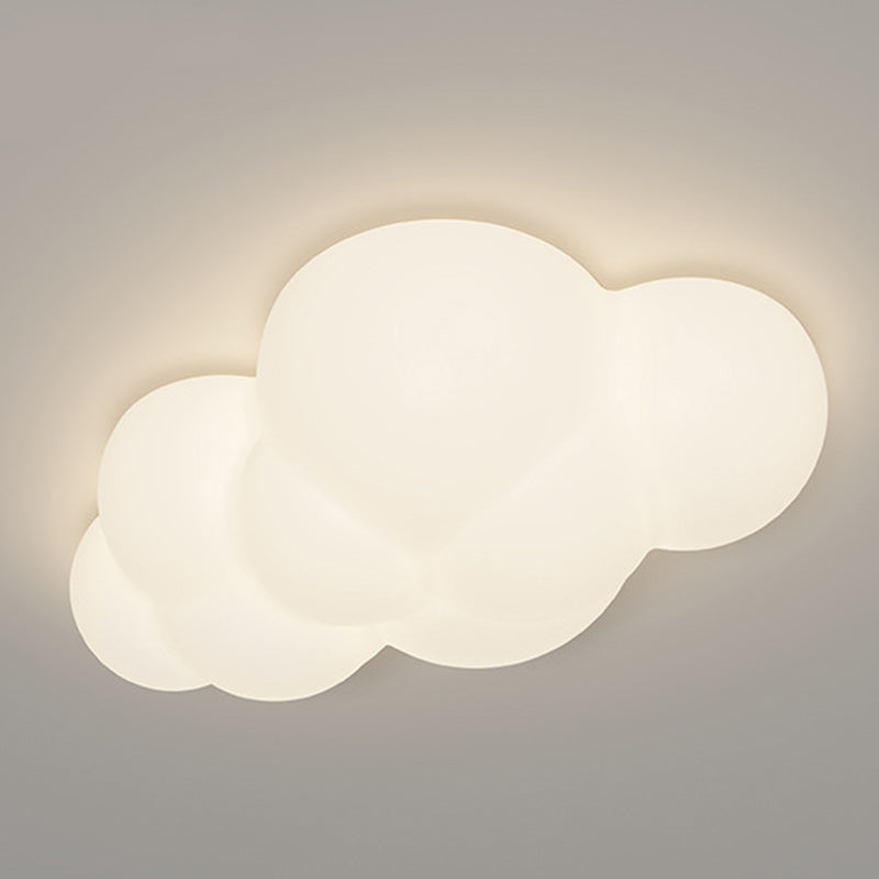 PE Iron Cloud-Shaped Bedroom Wall Lamp